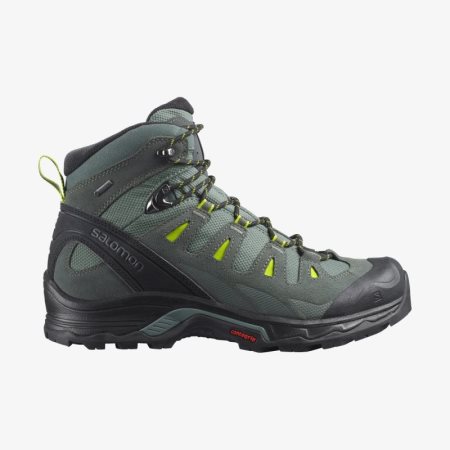 Salomon QUEST PRIME GTX Mens Hiking Boots Olive UK PUFH